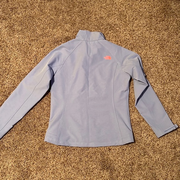 North face jacket, size M, never worn, purple/blue in color, full zip - Picture 3 of 4